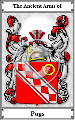 Pugs Family Crest Download (JPG)  Book Plated - 150 DPI