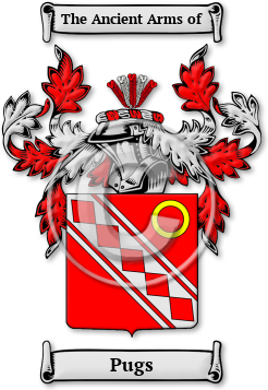 Pugs Family Crest Download (jpg) Legacy Series - 150 DPI