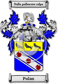 Pulan Family Crest Download (jpg) Legacy Series - 150 DPI