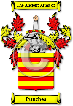 Punches Family Crest Download (JPG) Legacy Series - 600 DPI