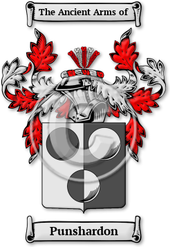 Punshardon Family Crest Download (JPG) Legacy Series - 600 DPI