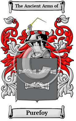 Purefoy Family Crest/Coat of Arms