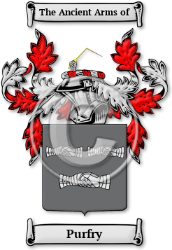 Purfry Family Crest Download (JPG) Legacy Series - 600 DPI