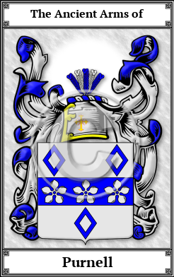 Purnell Family Crest Download (JPG)  Book Plated - 150 DPI