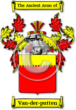 Van-der-putten Family Crest Download (jpg) Legacy Series - 150 DPI