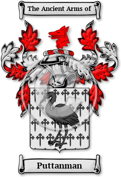 Puttanman Family Crest Download (jpg) Legacy Series - 150 DPI