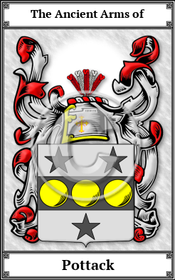 Pottack Family Crest Download (JPG)  Book Plated - 150 DPI