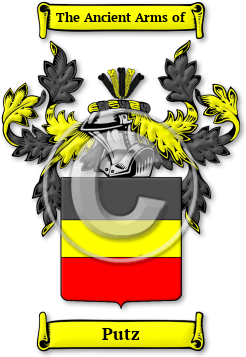 Putz Family Crest Download (JPG) Legacy Series - 600 DPI