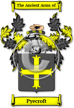 Pyecroft Family Crest Download (jpg) Legacy Series - 150 DPI
