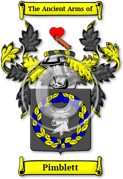 Pimblett Family Crest Download (jpg) Legacy Series - 150 DPI