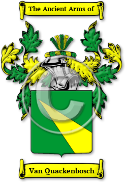 Van Quackenbosch Family Crest Download (jpg) Legacy Series - 150 DPI