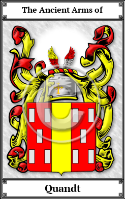 Quandt Family Crest Download (JPG)  Book Plated - 150 DPI