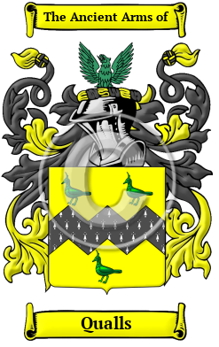 Qualls Family Crest/Coat of Arms