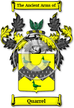 Quarrel Family Crest Download (jpg) Legacy Series - 150 DPI