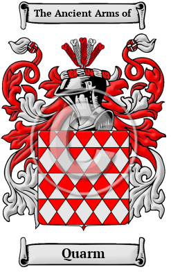 Quarm Family Crest/Coat of Arms
