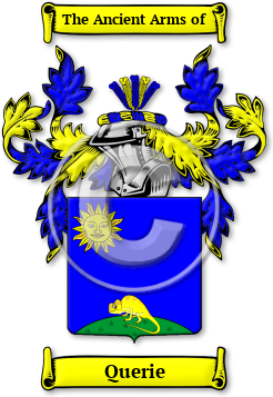 Querie Family Crest Download (jpg) Legacy Series - 150 DPI