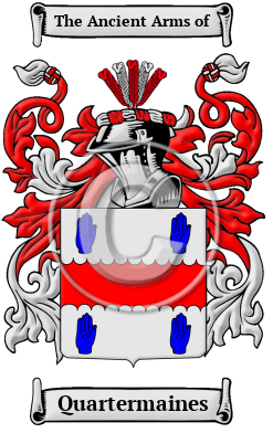 Quartermaines Family Crest Download (JPG) Heritage Series - 600 DPI