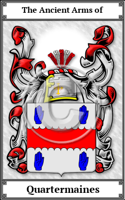 Quartermaines Family Crest Download (JPG)  Book Plated - 150 DPI