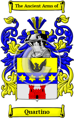 Quartino Family Crest/Coat of Arms