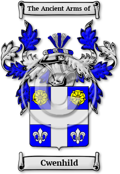 Cwenhild Family Crest Download (jpg) Legacy Series - 150 DPI