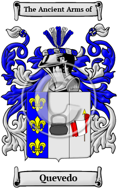 Quevedo Family Crest Download (JPG) Heritage Series - 600 DPI