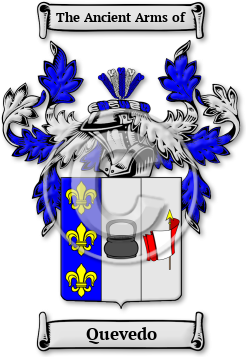 Quevedo Family Crest Download (jpg) Legacy Series - 150 DPI