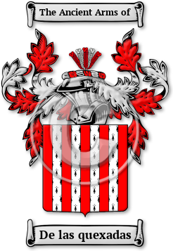 De las quexadas Family Crest Download (jpg) Legacy Series - 150 DPI