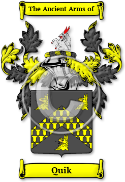 Quik Family Crest Download (jpg) Legacy Series - 150 DPI