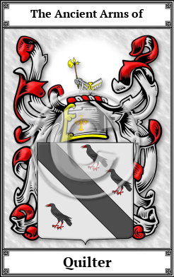 Quilter Family Crest Download (JPG)  Book Plated - 150 DPI