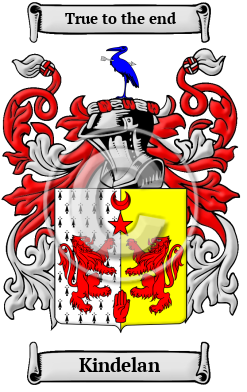 Kindelan Family Crest Download (JPG) Heritage Series - 600 DPI