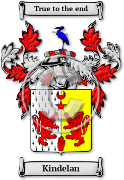 Kindelan Family Crest Download (jpg) Legacy Series - 150 DPI
