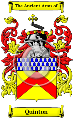 Quinton Family Crest/Coat of Arms