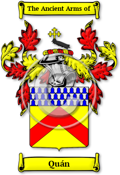 Quán Family Crest Download (jpg) Legacy Series - 150 DPI