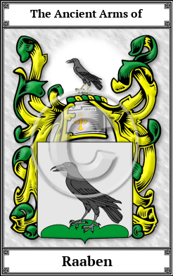 Raaben Family Crest Download (JPG)  Book Plated - 150 DPI