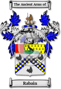 Rabain Family Crest Download (jpg) Legacy Series - 150 DPI
