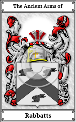 Rabbatts Family Crest Download (JPG)  Book Plated - 150 DPI