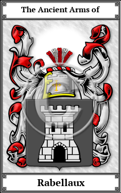 Rabellaux Family Crest Download (JPG)  Book Plated - 150 DPI