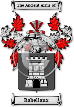 Rabellaux Family Crest Download (jpg) Legacy Series - 150 DPI