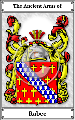 Rabee Family Crest Download (JPG)  Book Plated - 150 DPI