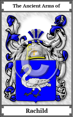 Rachild Family Crest Download (JPG)  Book Plated - 150 DPI