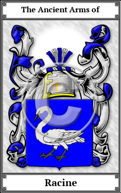 Racine Family Crest Download (JPG)  Book Plated - 150 DPI