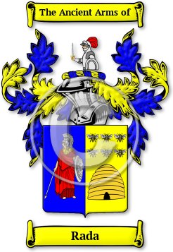 Rada Family Crest Download (jpg) Legacy Series - 150 DPI