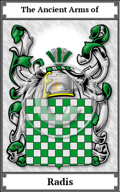 Radis Family Crest Download (JPG)  Book Plated - 150 DPI