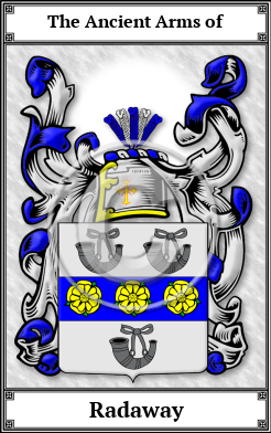 Radaway Family Crest Download (JPG) Book Plated - 600 DPI