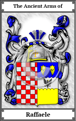 Raffaele Family Crest Download (JPG)  Book Plated - 150 DPI