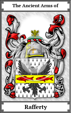 Rafferty Family Crest Download (JPG)  Book Plated - 150 DPI