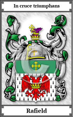 Rafield Family Crest Download (JPG) Book Plated - 600 DPI