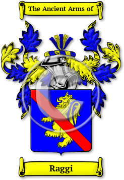 Raggi Family Crest Download (jpg) Legacy Series - 150 DPI