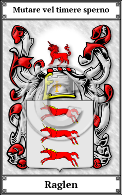 Raglen Family Crest Download (JPG)  Book Plated - 150 DPI