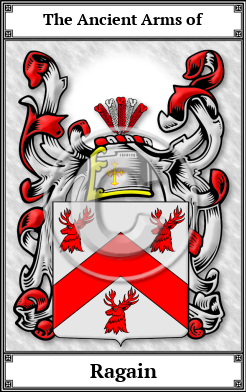 Ragain Family Crest Download (JPG) Book Plated - 600 DPI